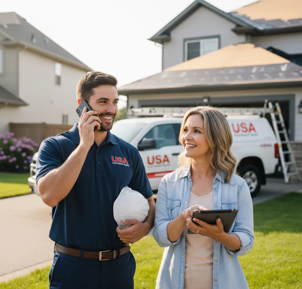 USA Roof Repair Experts customer support in Conklin
